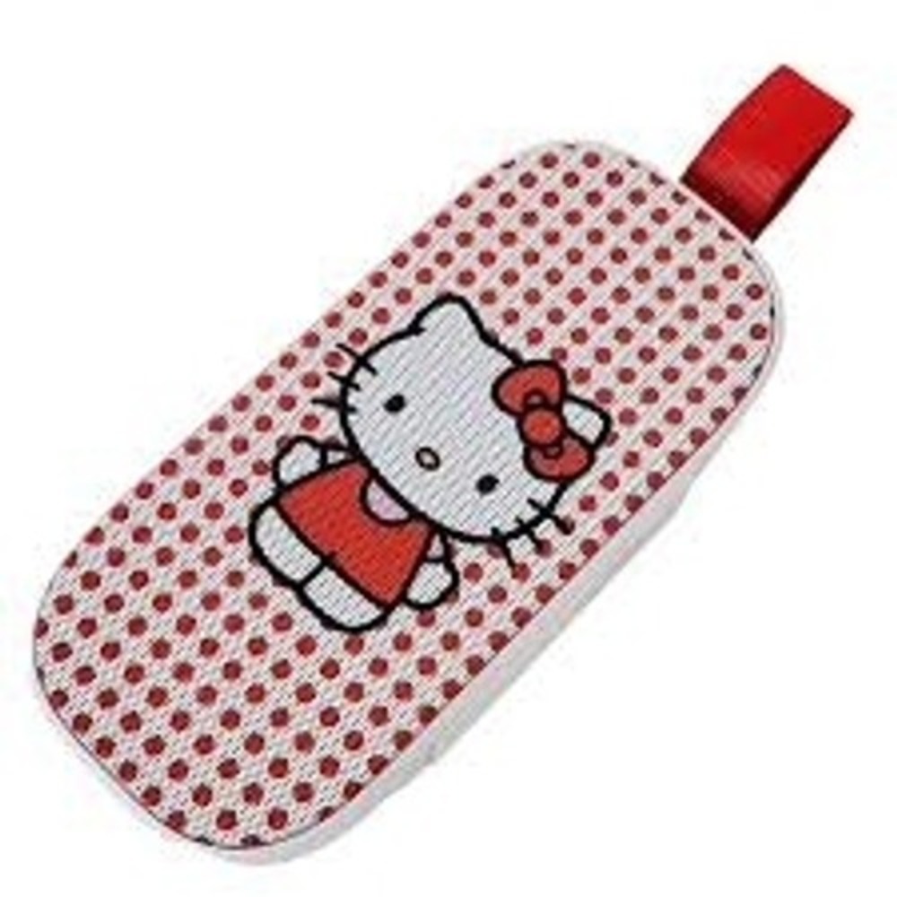 Hello Kitty Bluetooth Portable Speaker Rechargeable FM Radio Red‎ New Sanrio